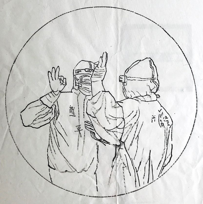 战地记者速写,战地系列绘画