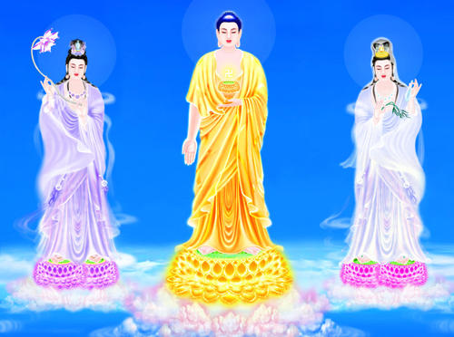 阿弥陀佛，礼拜福气加身，幸福生活，轻松工作