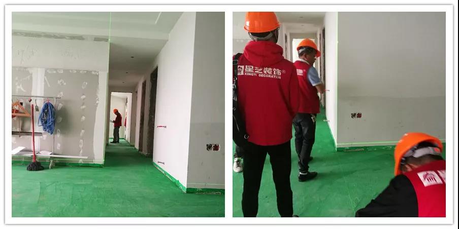 厦门星艺装饰工地巡检,星艺装饰工地检查