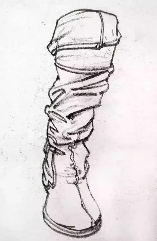 创意鞋子绘画作品,干货画画教程图片