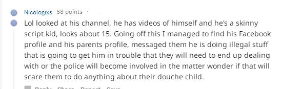 PS4中二少年报复不尊重他的玩家利用黑客技术永久断其PSN连接