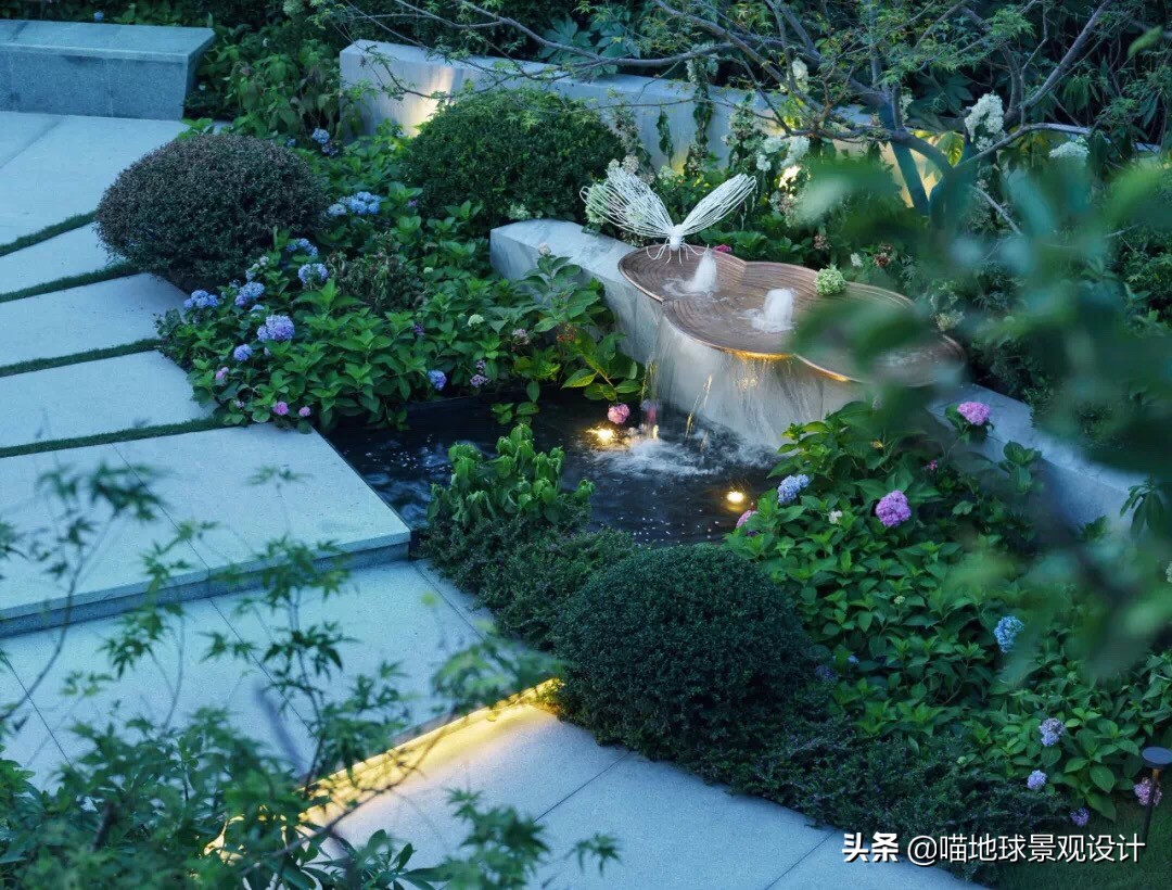 庭院景观设计60平,景观庭院设计大型造景