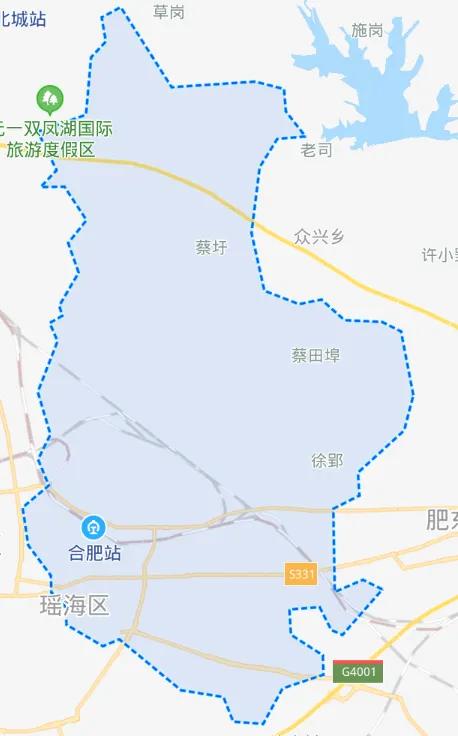 合肥市最新行政区域划分图,合肥行政区在哪里