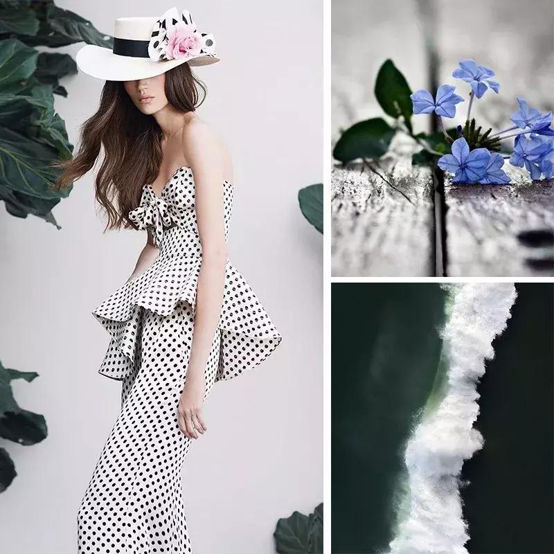 墨绿色的色彩风格,墨绿和粉的高级色彩