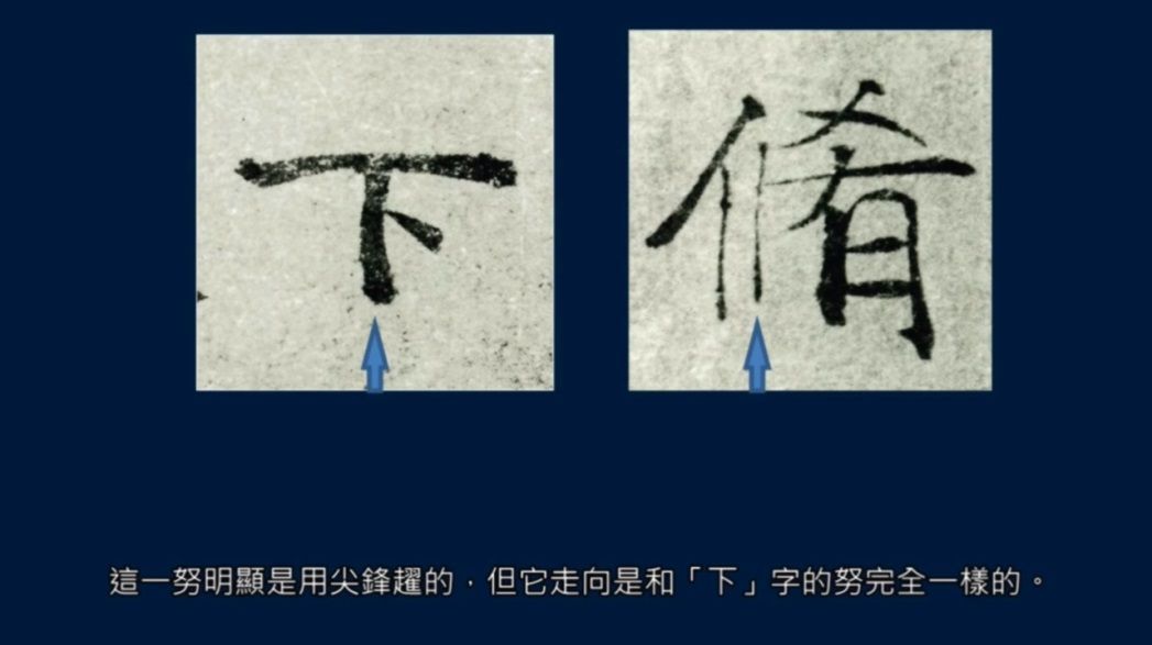 笔画的笔势和变化,横竖竖的复合笔势