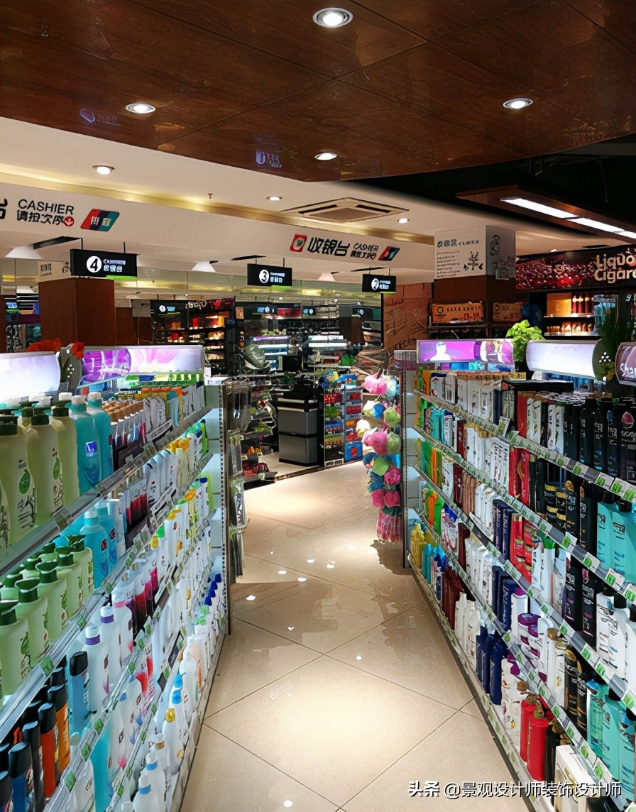 超市设计图视频,小超市货架摆放设计
