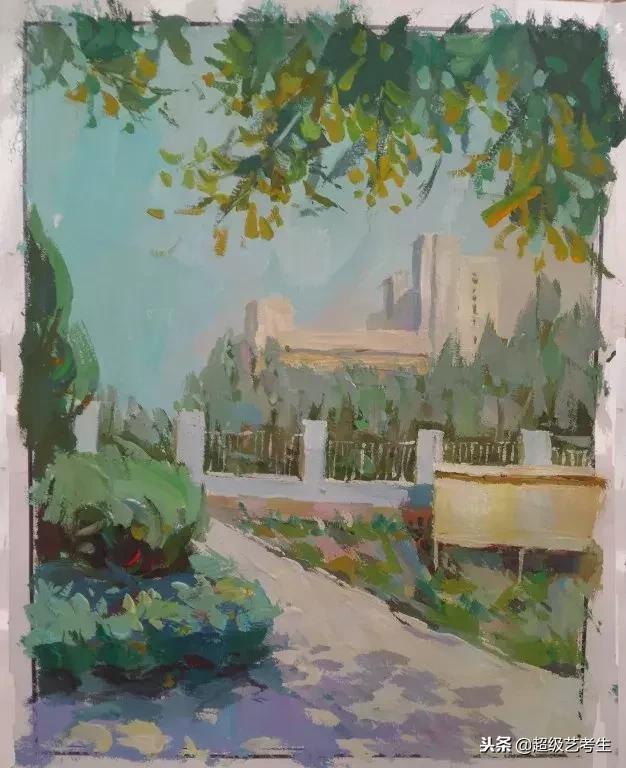 色彩初级教程之风景写生,色彩风景写生步骤及方法