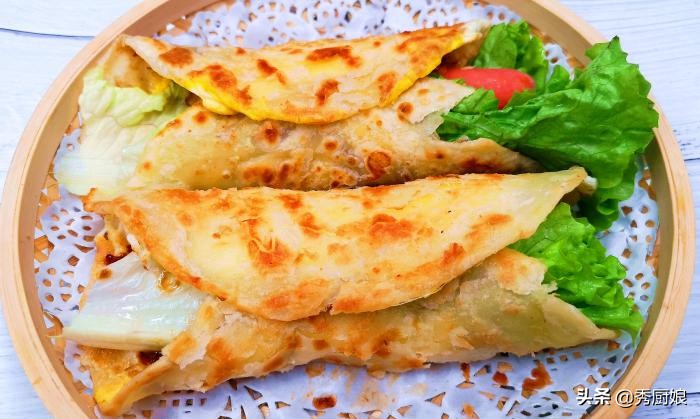 饺子皮做的早餐简易懒人早餐,家有初中生40分钟搞定的营养早餐