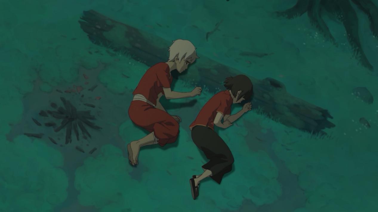 大鱼海棠动漫治愈系片段,一部感人催泪的动漫电影大鱼海棠