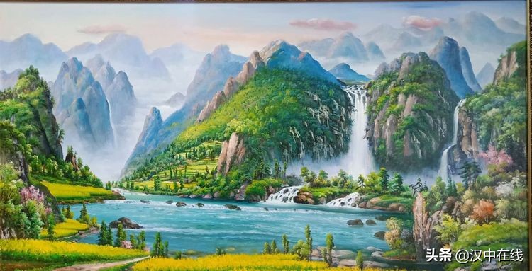 2020汉中水上表演,城固二里泼水