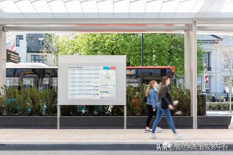 遮阳ETFE膜结构——荷兰·蒂尔堡巴士站