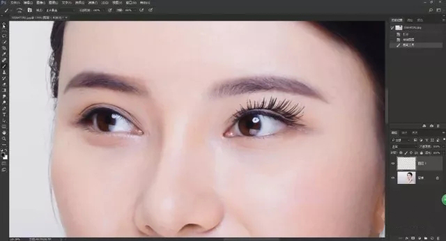 PS为美女添加眼睫毛-PhotoShop教程