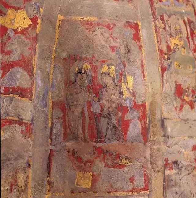 北齐石雕彩绘贴金造像,北齐卢舍那石雕