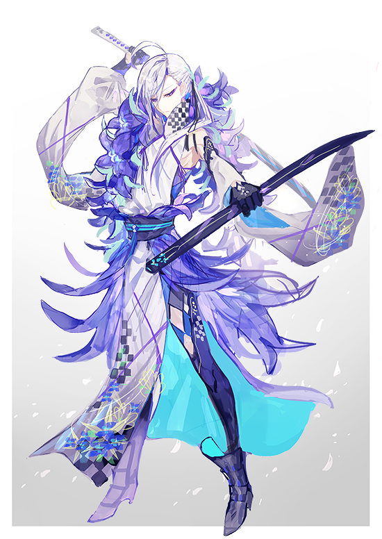 花卉拟人化插画,日本画师昆虫拟人