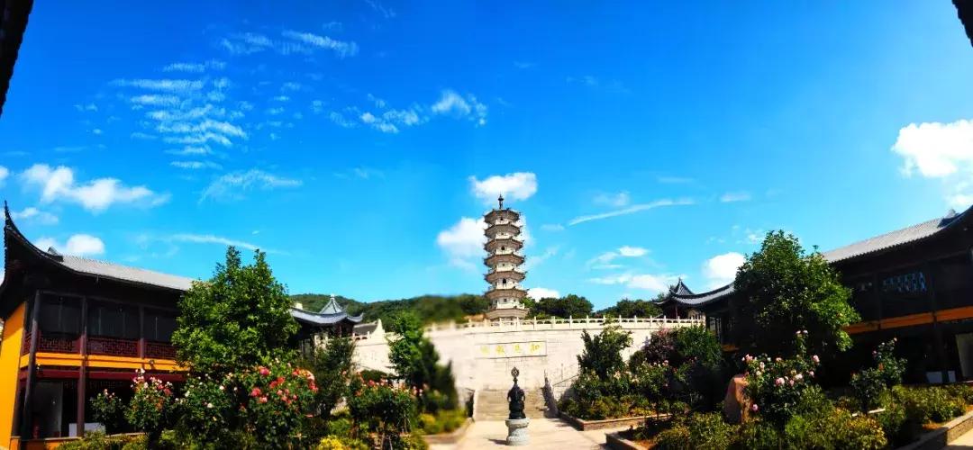 随处皆祥云诸佛现全身手机全景角度下的灵山大佛