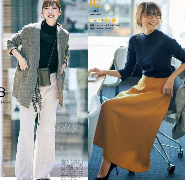 打底衫搭配不同衣服的穿法,红色紧身高领打底衫的多种穿法