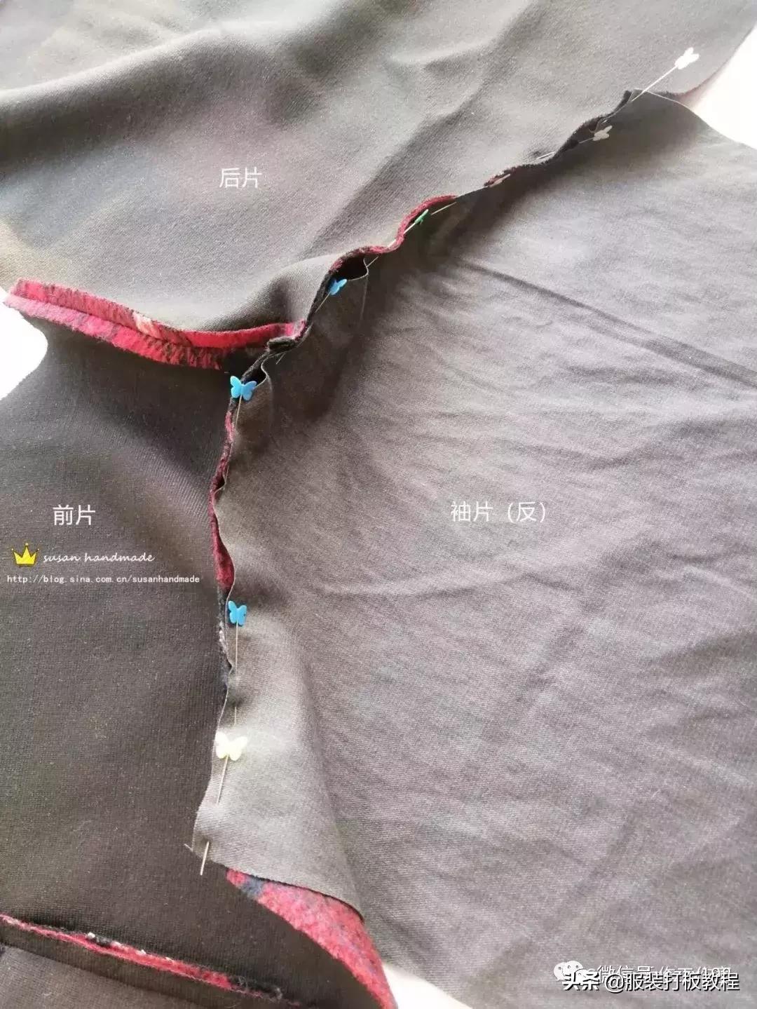 pu拼接呢外套,呢子拼接短款裁剪视频