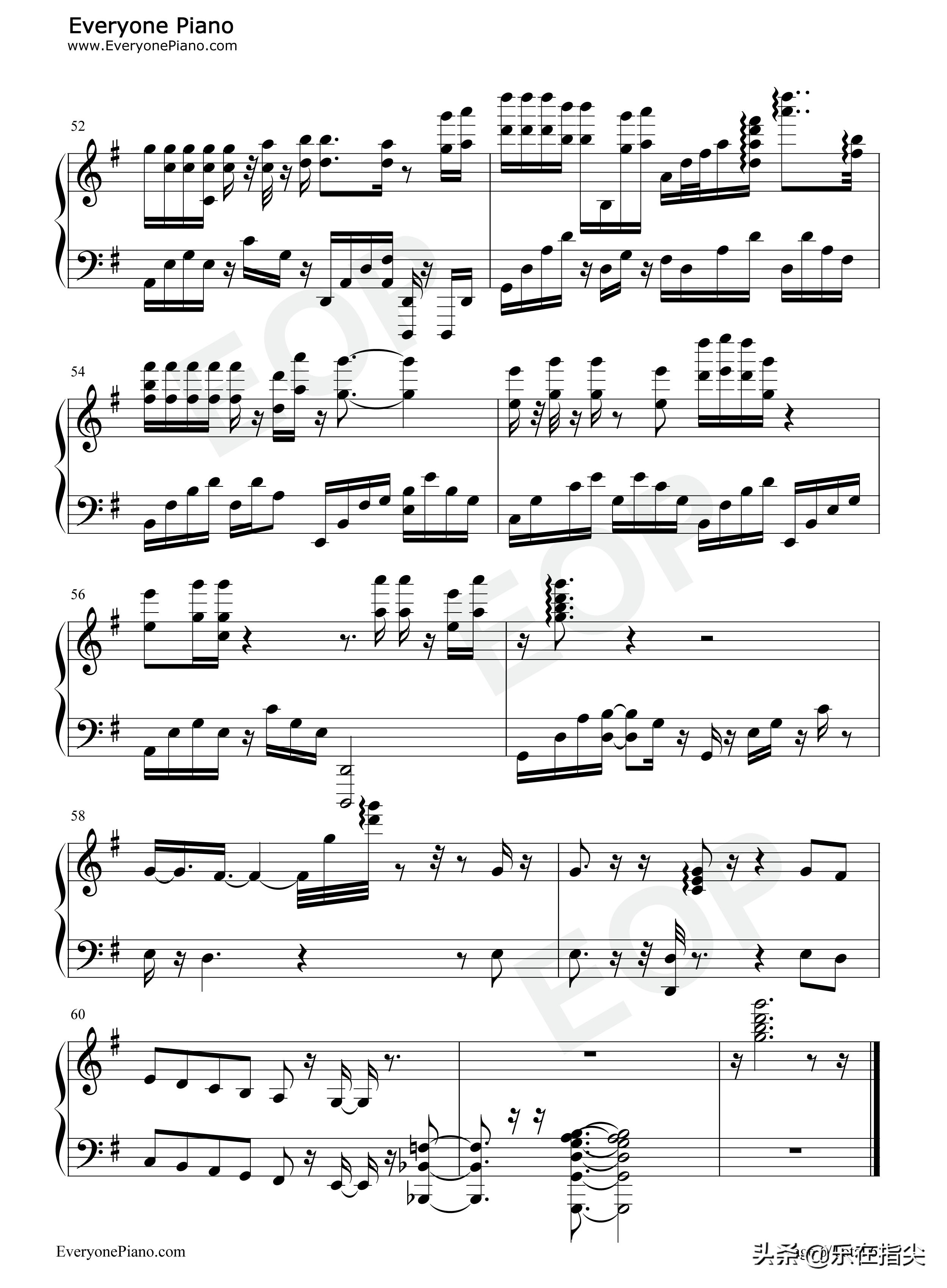 电子琴香水有毒五线谱,香水有毒钢琴简谱图片完整版