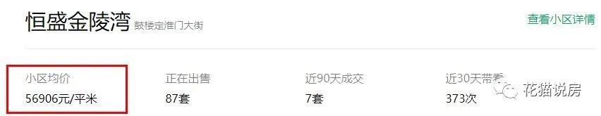 南京恒盛金陵湾二手房价格,南京恒盛金陵湾学区