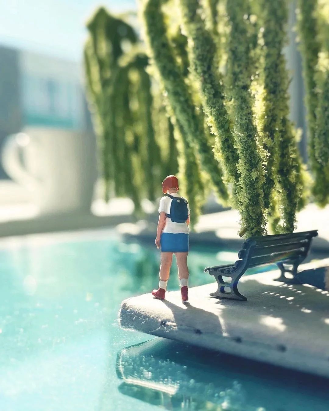 迷你版办公桌,森系书桌迷你世界