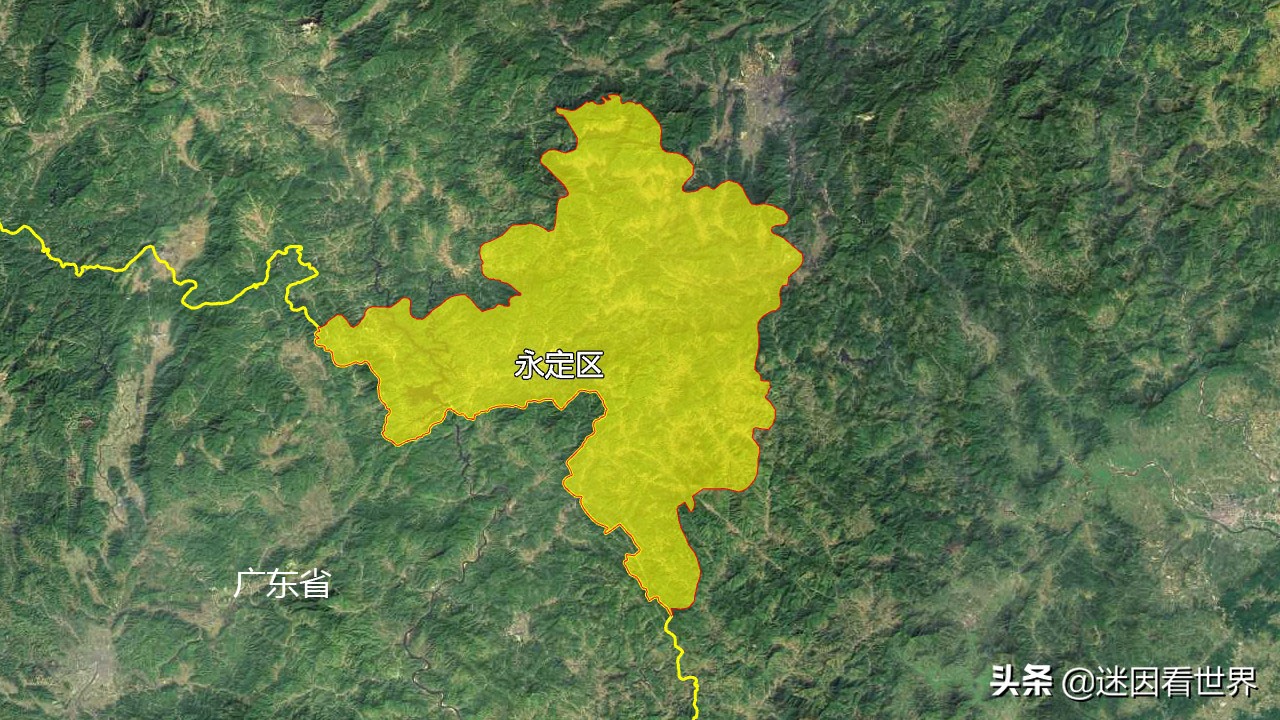 9张地形图，快速了解福建省龙岩市的7个市辖区县市
