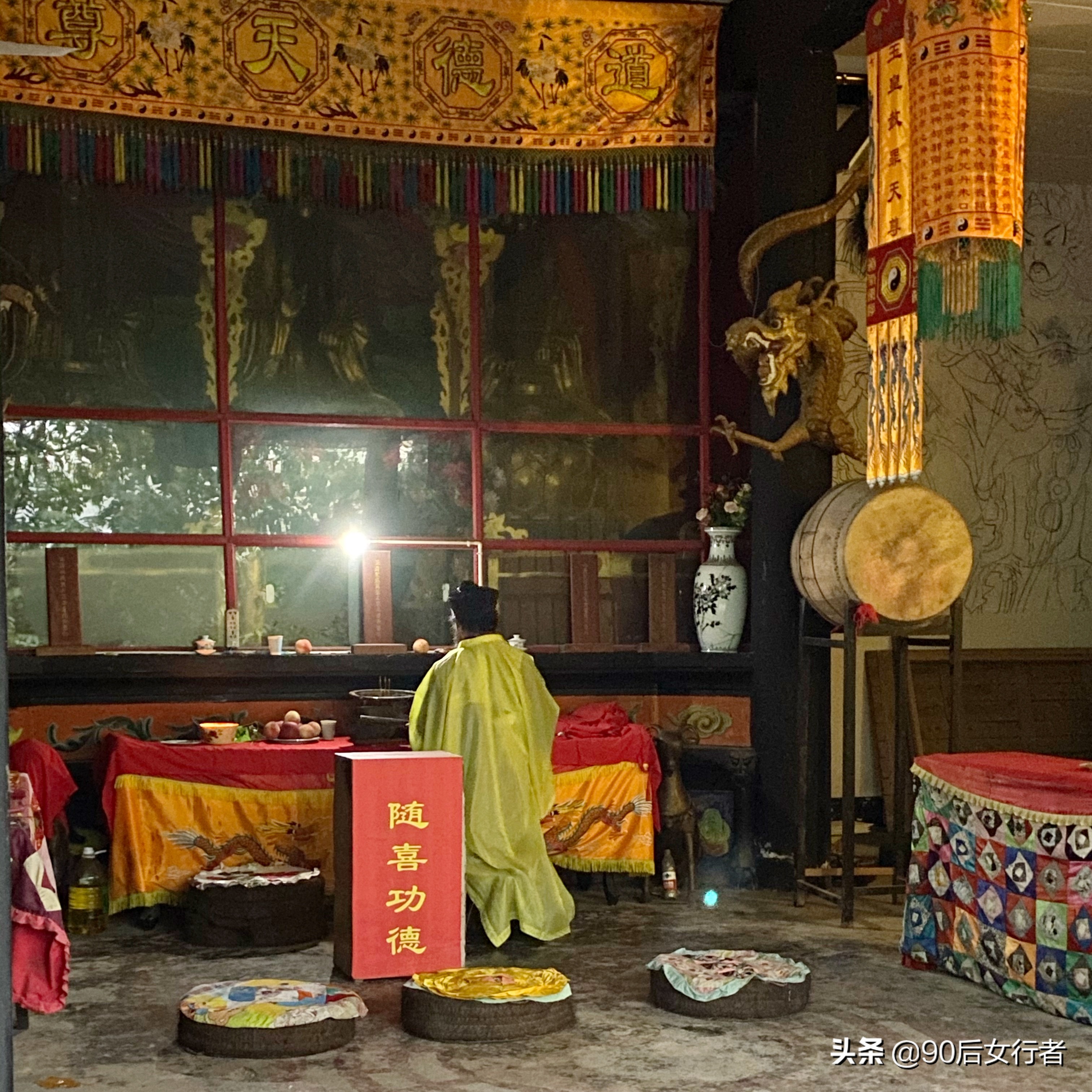 永兴宫道长,老道长独居道观