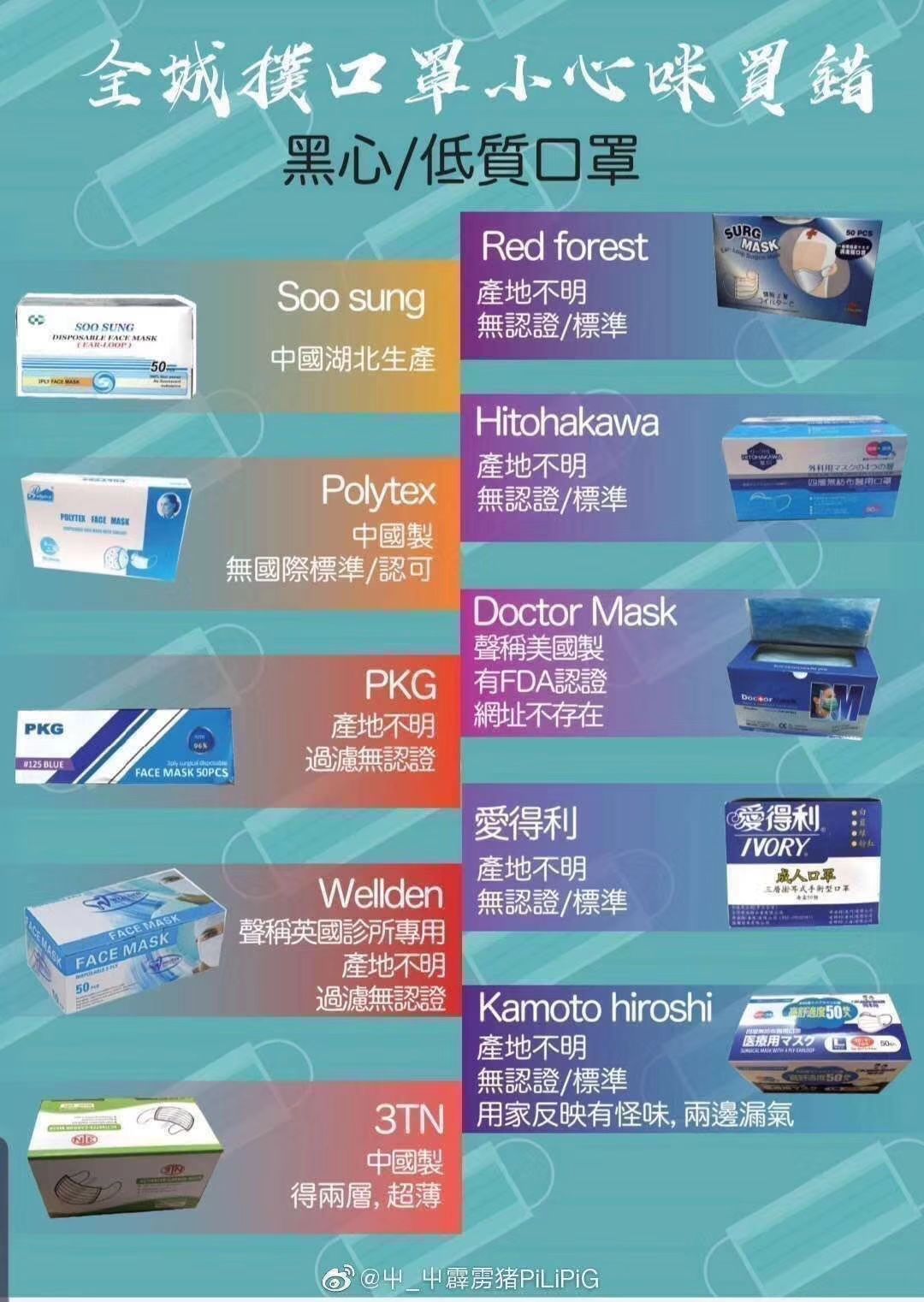 不要买的假口罩,下架的口罩是不是都是假的