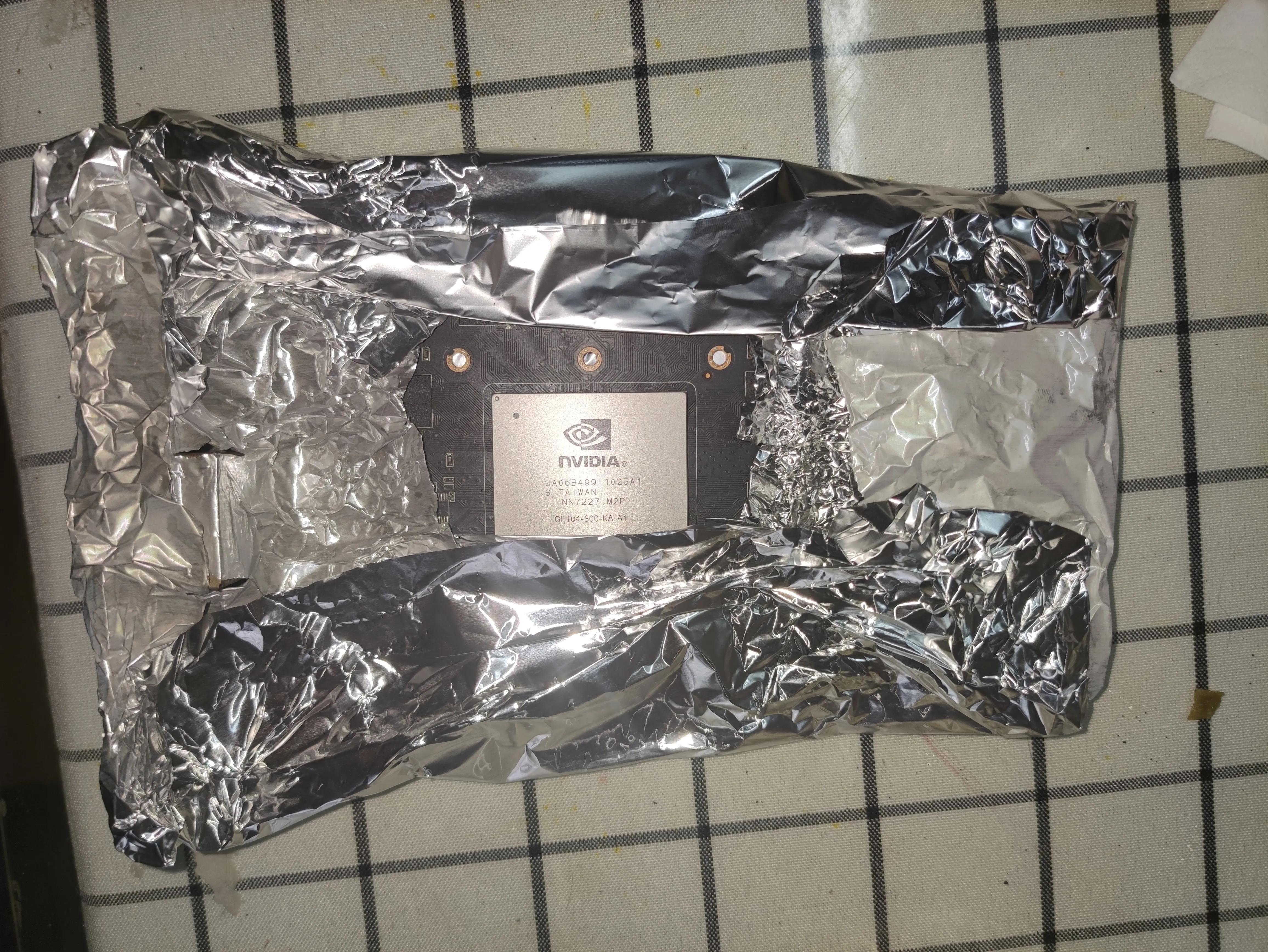 显卡烤机教程,烤箱烤显卡成功案例