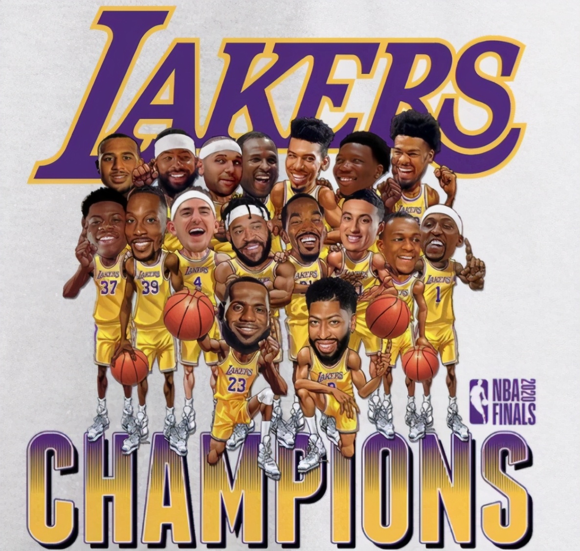 湖人夺冠纪念品销售热图!波士顿几乎为零,詹眉老东家地区捧场