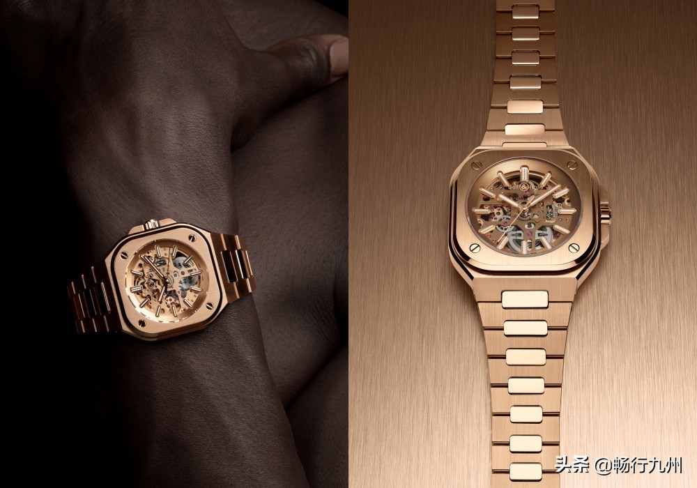 移不开目光！柏莱士BellRossBR05SKELETONGOLD全金表款