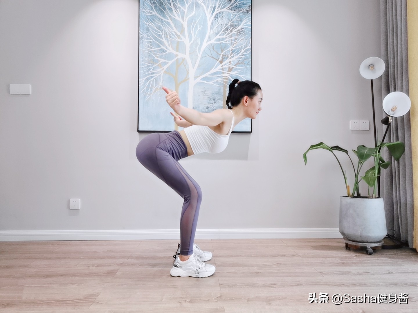 瑜伽网纱裤高腰,收腰交叉网纱瑜伽裤