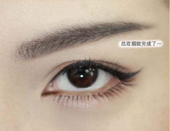 一字眉眉形的画法,一字眉用什么眉形好看