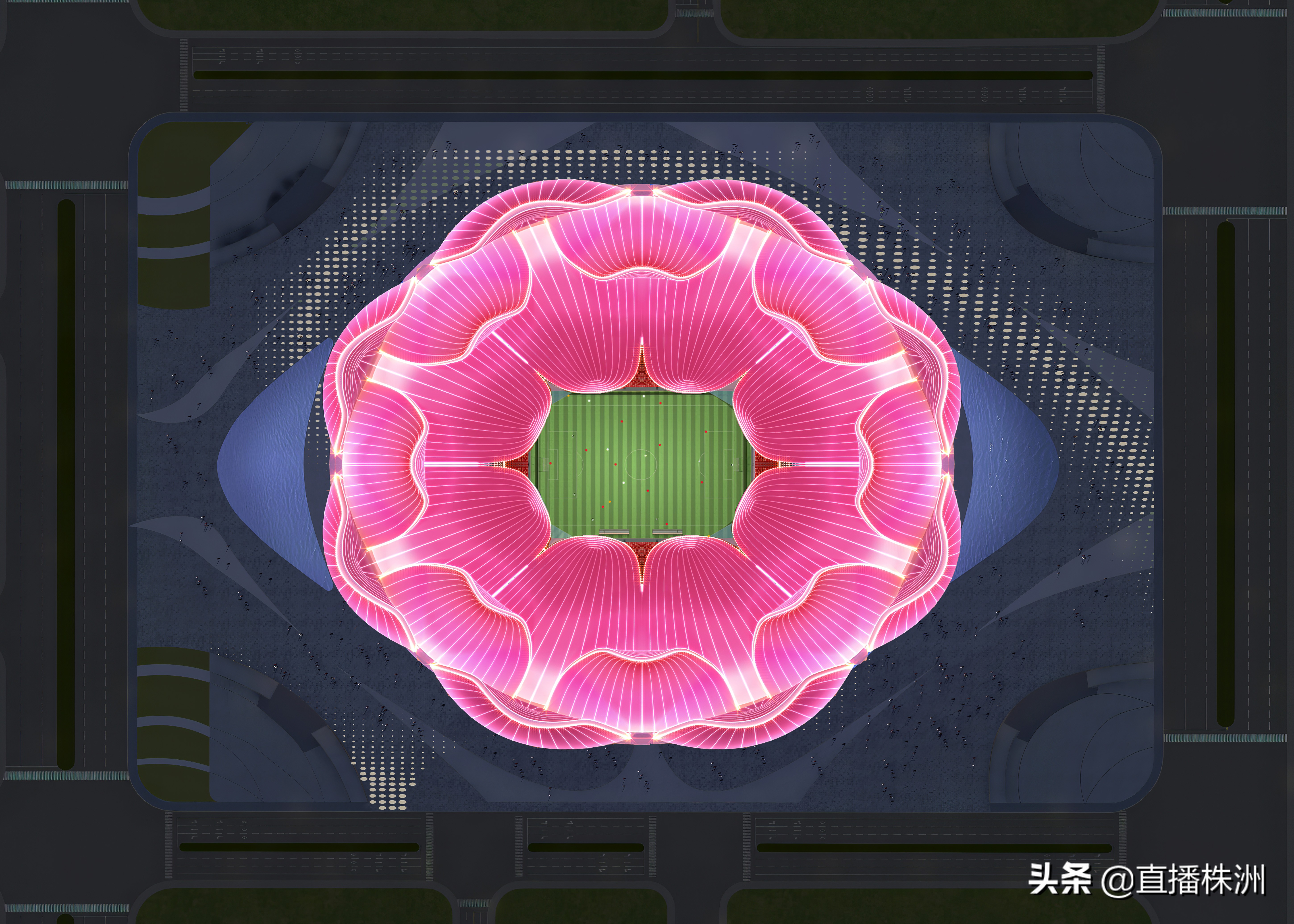 恒大新足球场最美图片,恒大新球场最震撼视频