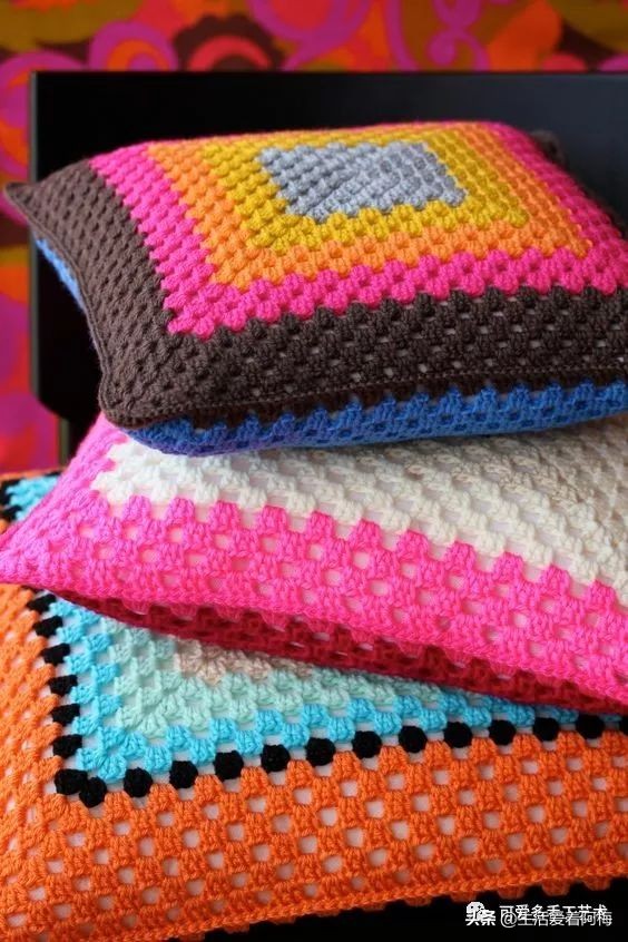 独一无二的抱枕套钩织教程,枕头套毛线钩织教程视频