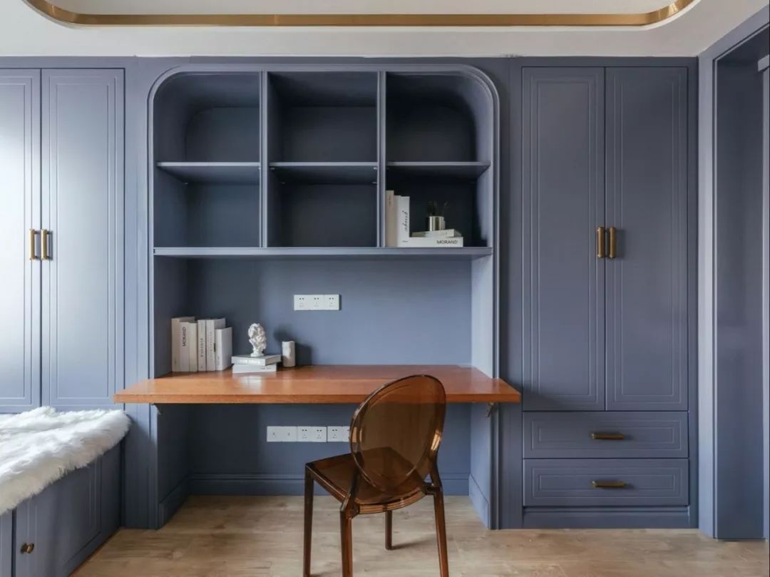 房间小柜子和书桌怎么设计,全屋定制小柜子和隐藏式书桌