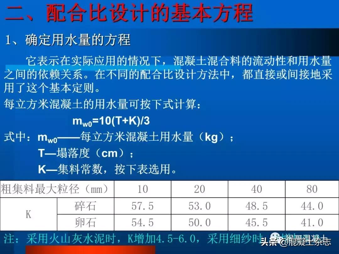 混凝土配合比设计例题,混凝土配合比设计每日一练