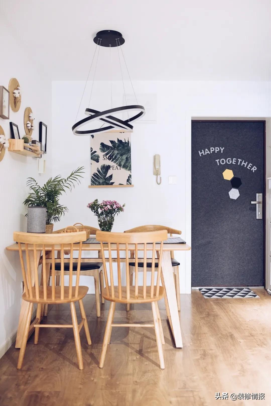 餐厅摆实木餐桌椅，用餐氛围精致情趣，生活过得有仪式！