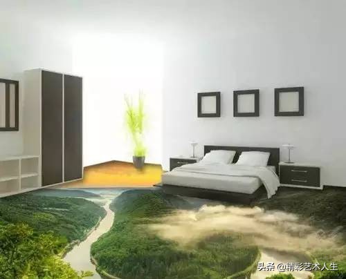 这才叫3D地板砖，你家的只能叫砖