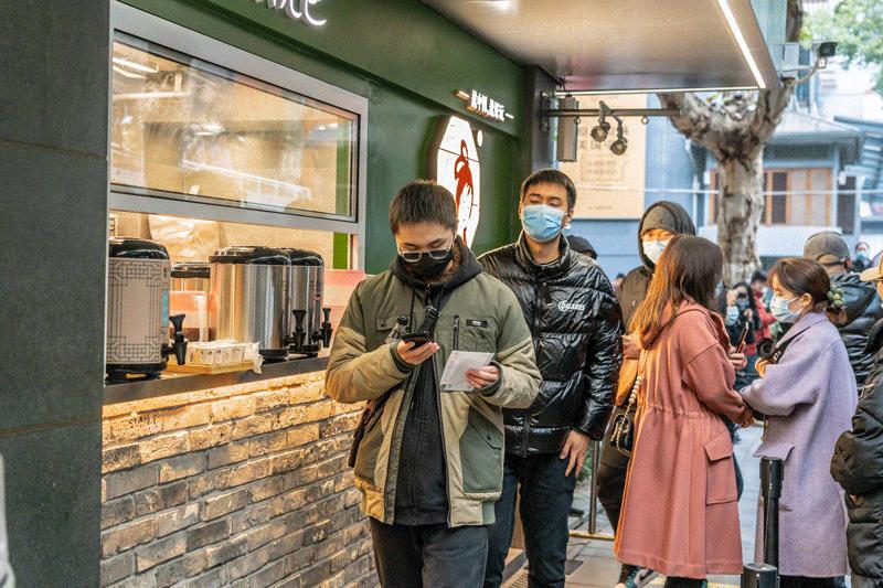 武汉茶颜悦色现在还有多少人,武汉的茶颜悦色有多火