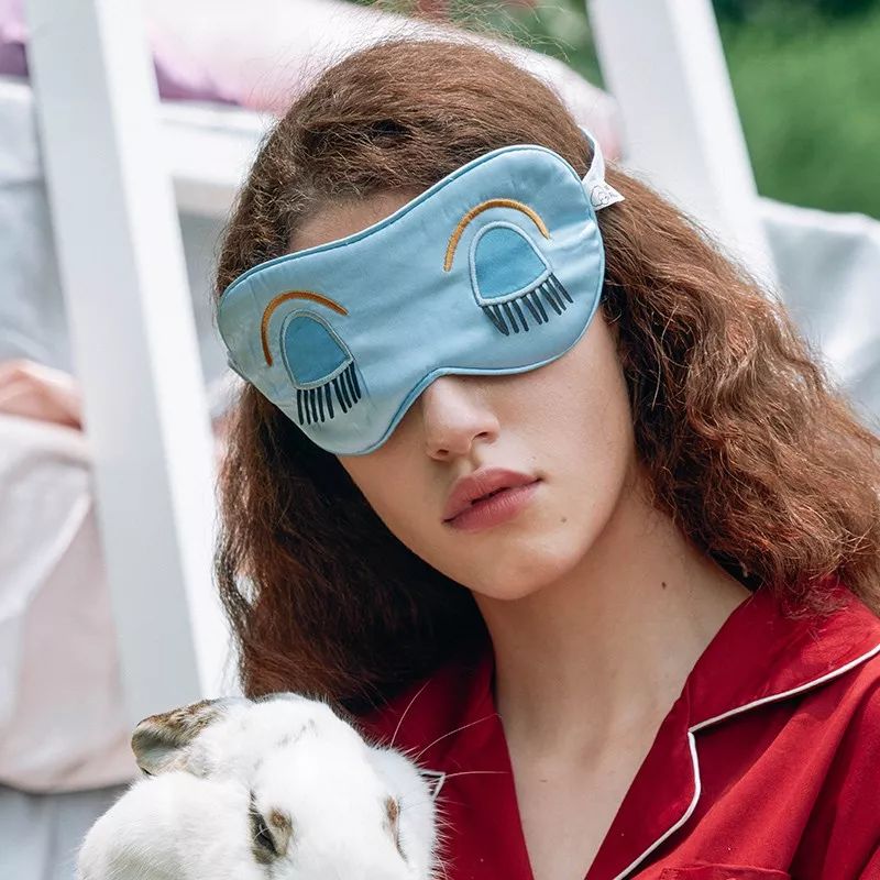 睡眠眼罩推荐真丝,眼罩遮光睡眠舒适真丝眼罩