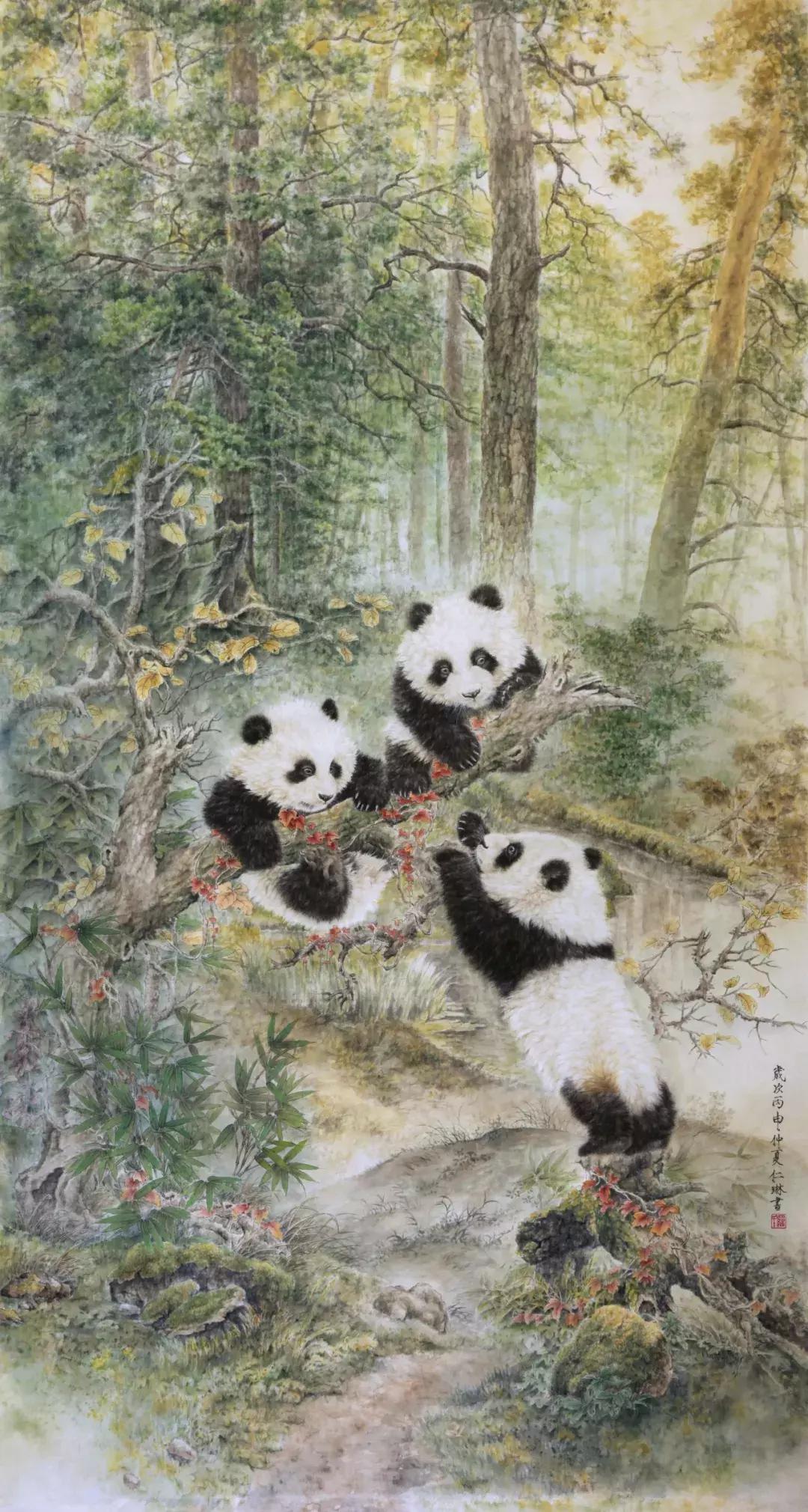 画100种可爱小萌物熊猫,怎么画熊猫简单又可爱