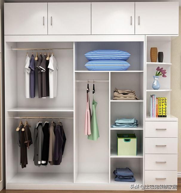 木工打柜子和买现成差多少钱,木工师傅打衣柜跟定制效果图