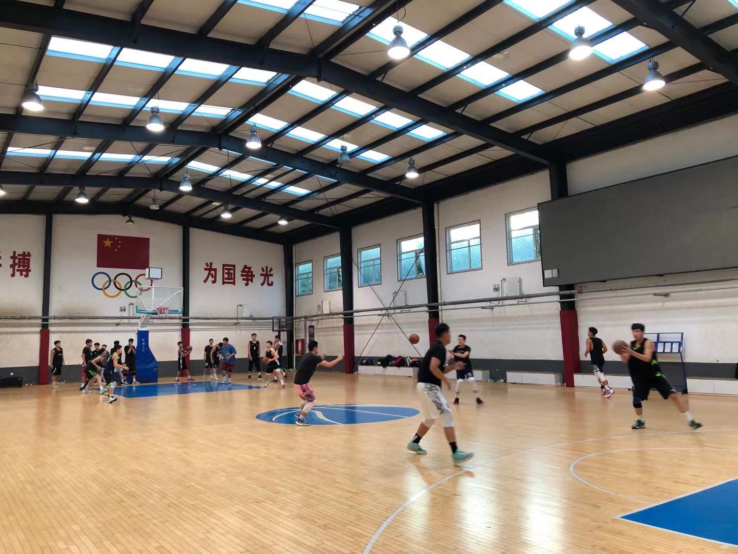 龙腾虎跃邯郸市篮球队备战省运会激情满满