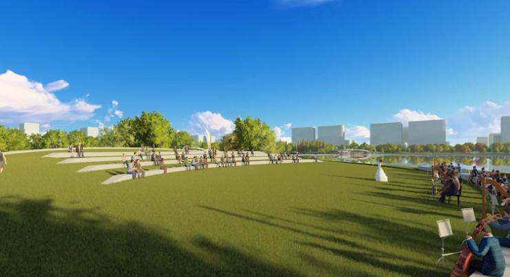 金沙湖钱塘新区,钱塘区金沙湖规划