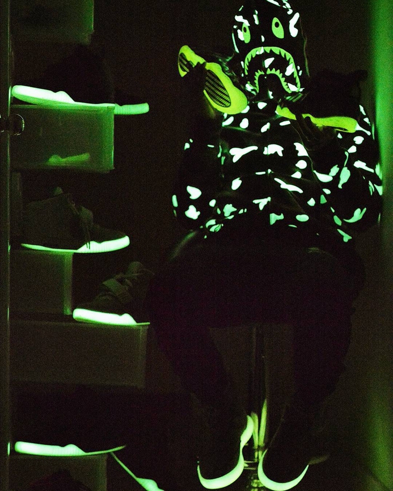 带音乐的发光鞋,发光的球鞋