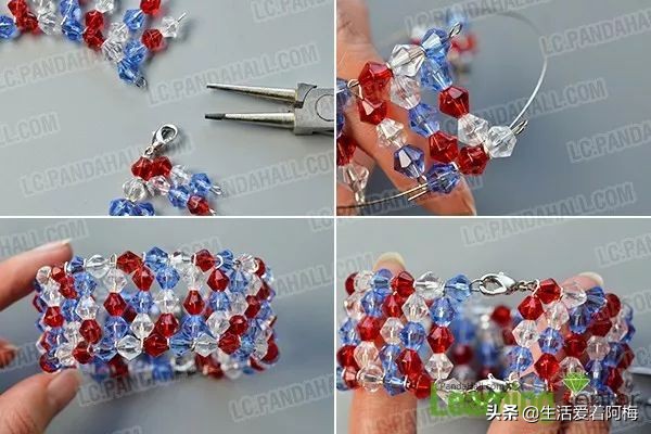 各种珠子串手链的教程,价值不菲的手链
