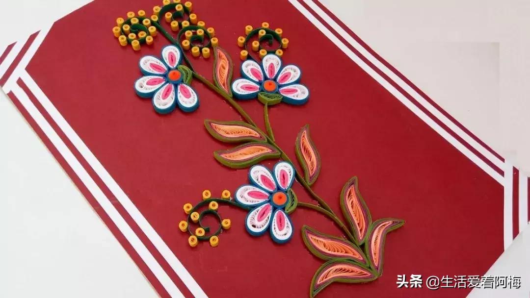 衍纸做教师节贺卡,用衍纸做教师节贺卡纯手工