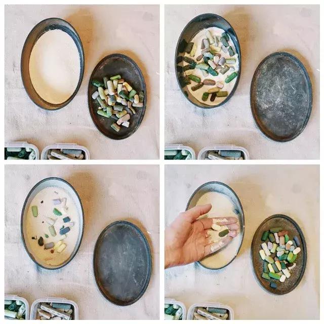 色粉笔技法,色粉笔怎么调各种颜色