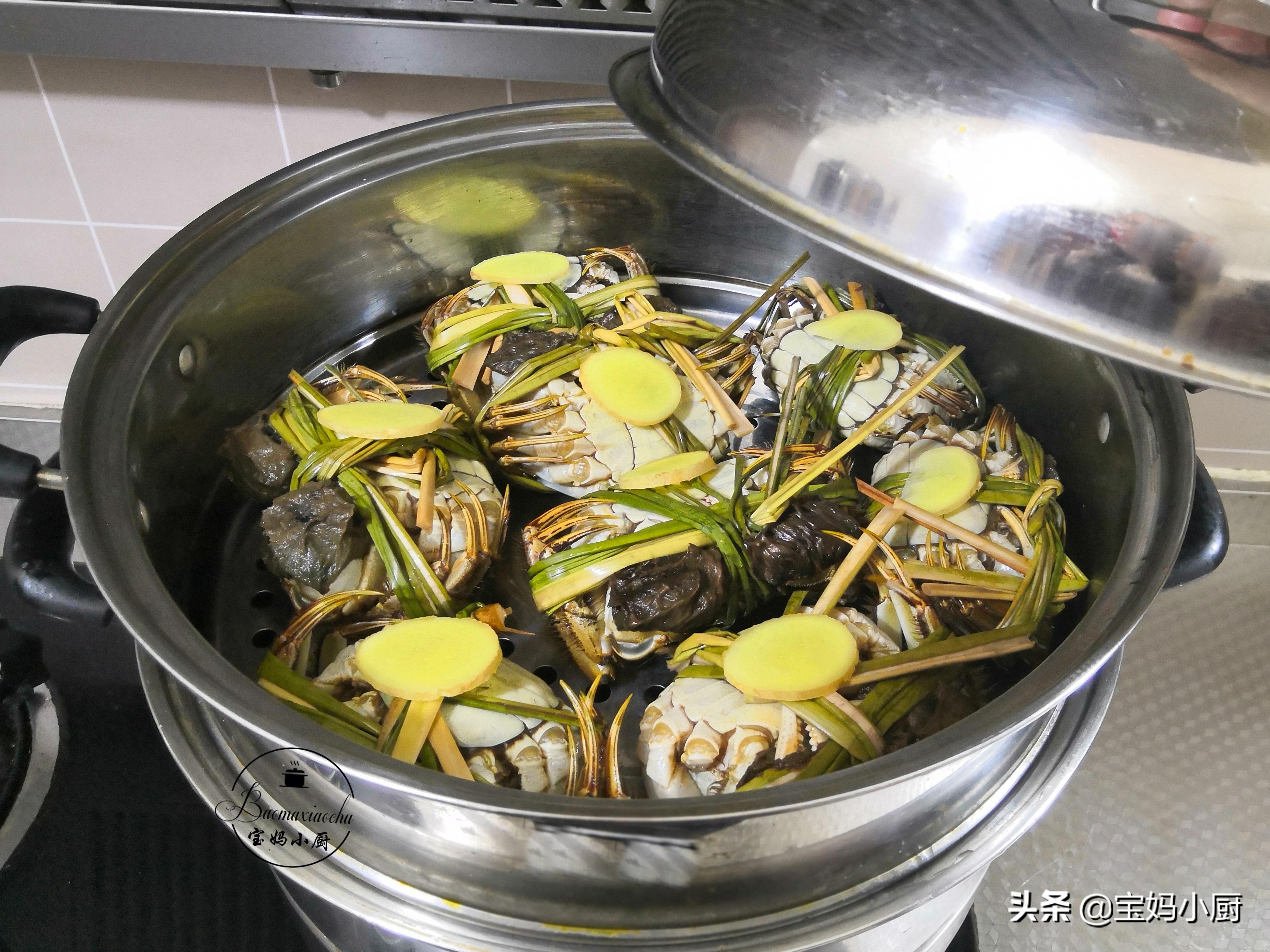 螃蟹上锅蒸需要几分钟,螃蟹蒸水开几分钟熟最好吃