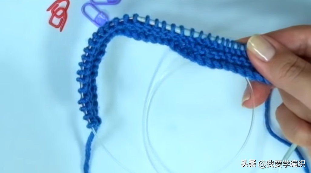 宝宝插肩袖开衫从下往上织的教程,织插肩方法从肩开始织